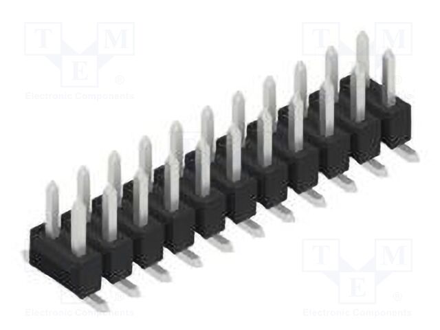 Connector: pin strips; pin header; male; PIN: 22; 2.54mm; SMT; 2x11
