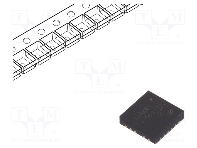 PMIC; DC/DC converter; Uin: 2.7÷28V; Uout: 0.8÷24V; QFN22; buck