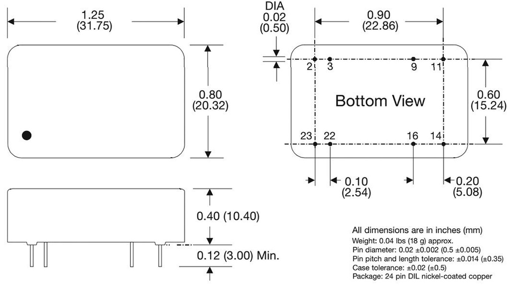Converter: DC/DC; 4W; Uin: 4.5÷9V; 3.3VDC; Mounting: THT; Series: JCD