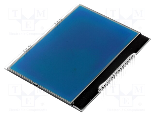 Display: LCD; graphical; 160x104; STN Negative; blue; 78x60.96mm