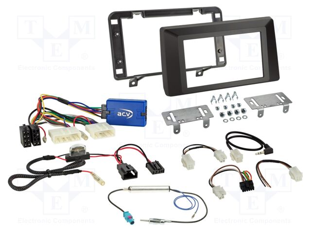 Adapter for control from steering wheel; Dacia; DIN,Fakra,ISO