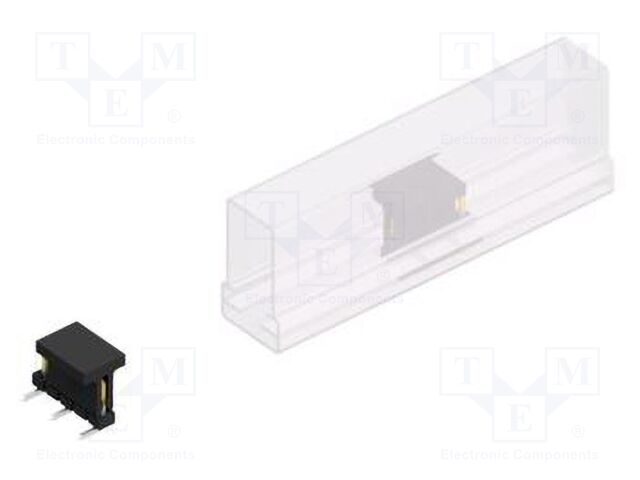 Connector: pin strips; pin header; male; PIN: 5; 2mm; SMT; 1x5; 100V