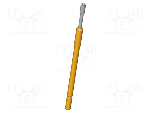 Test needle; Operational spring compression: 4mm; 8A; Ø: 1.5mm