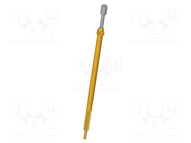 Test needle; Maksimum spring compression: 5mm; 3A; Contacts: CuBe