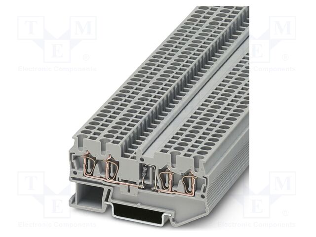 Splice terminal: rail; 500mA; 800V; spring clamp; PA; 0.08÷4mm2