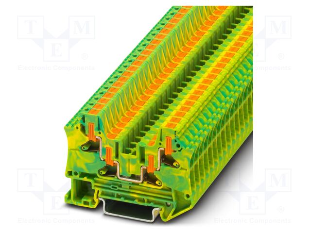 Splice terminal: rail; PTV; PA; L: 45.7mm; terminals: 4; W: 6.2mm