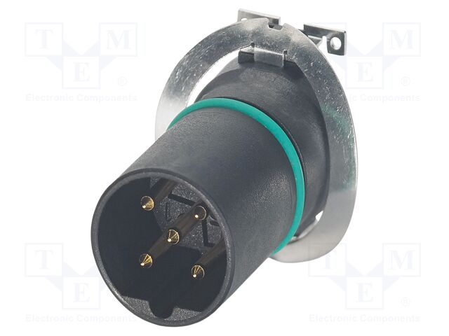 Connector: M12; contact insert; PIN: 5; 60V; straight; SMT; B code