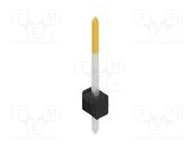 Connector: pin strips; pin header; male; PIN: 1; 2.54mm; THT; 1x1
