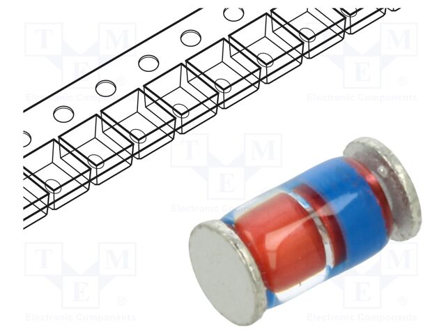 Diode: Zener; 1W; 20V; SMD; DL41; single diode; 225mA