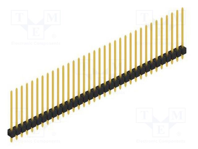 Connector: pin strips; pin header; male; PIN: 34; 2.54mm; THT; 1x34