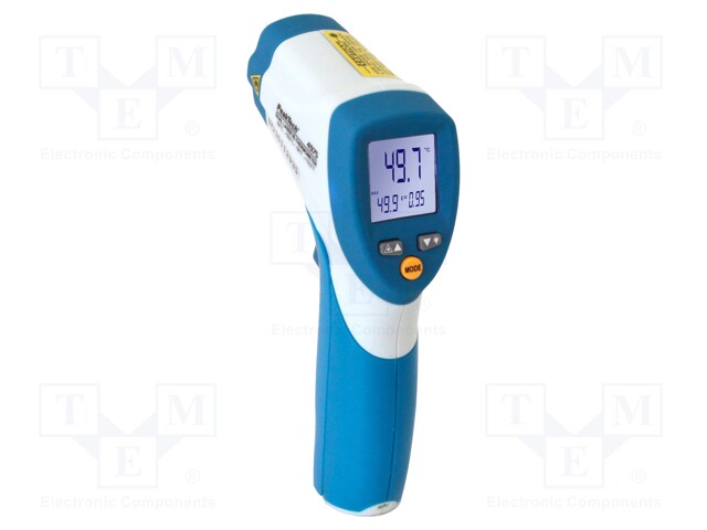 Infrared thermometer; LCD 3,5 digit,with a backlit; -50÷650°C