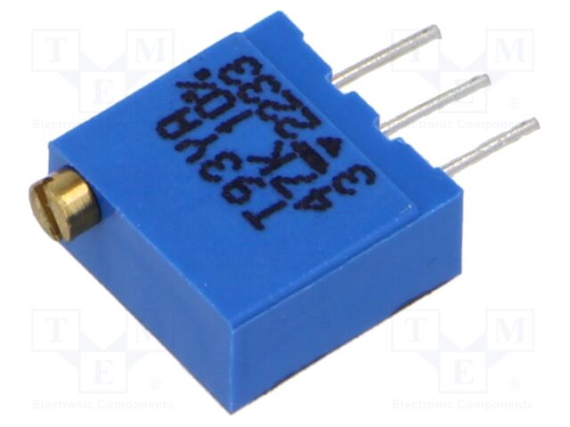 Potentiometer: mounting; vertical,multiturn; 47kΩ; ±10%; cermet