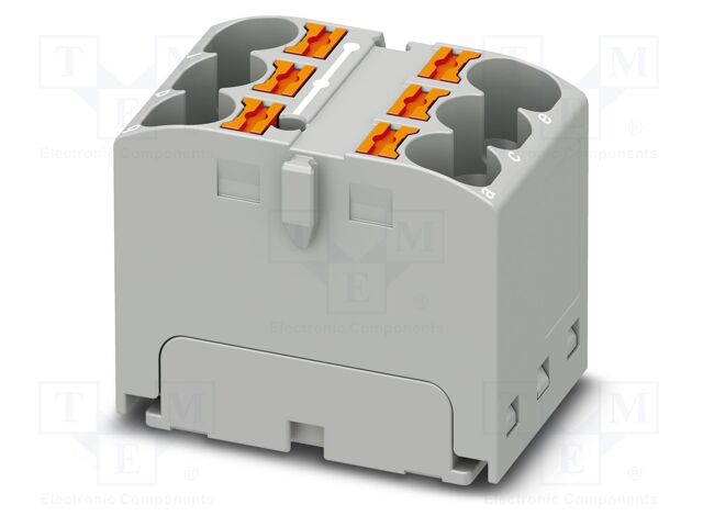 Splice terminal: rail; 32A; 450V; push-in; PA; L: 21.7mm; 0.2÷6mm2