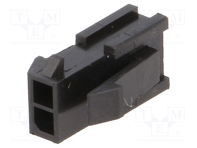 Plug; wire-board; male; MF30; 3mm; PIN: 2; w/o contacts; Layout: 2x1
