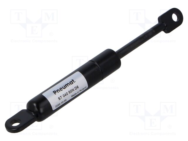 Gas spring; E: 145mm; Features: with welded steel eyes; Øout: 15mm