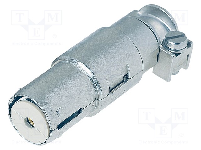 Heavy Duty Connector, Han E Coax Series, Insert, 1 Contact, Receptacle