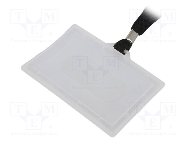 Card holder; with black tape