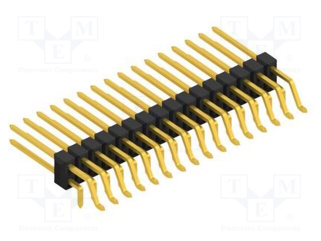Connector: pin strips; pin header; male; PIN: 32; 2.54mm; SMT,THT