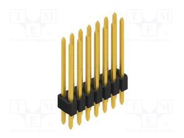 Connector: pin strips; pin header; male; PIN: 14; 1.27mm; THT; 2x7