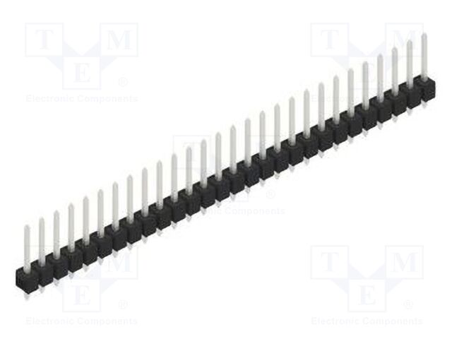 Connector: pin strips; pin header; male; PIN: 28; 2.54mm; THT; 1x28