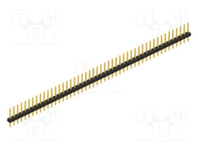 Connector: pin strips; pin header; male; PIN: 48; 2mm; THT; 1x48