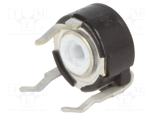 Potentiometer: mounting; horizontal; 50kΩ; 100mW; ±20%; linear