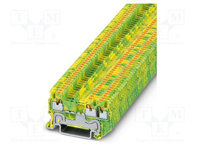 Splice terminal: rail; PT; PA; L: 30.5mm; terminals: 3; W: 3.5mm