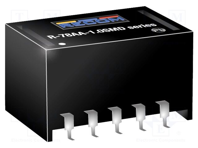 Converter: DC/DC; 1.8W; Uin: 4.75÷18V; Uout: 1.8VDC; Iout: 1A; SMD
