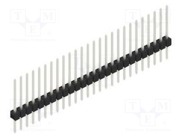Connector: pin strips; pin header; male; PIN: 26; 2.54mm; THT; 1x26