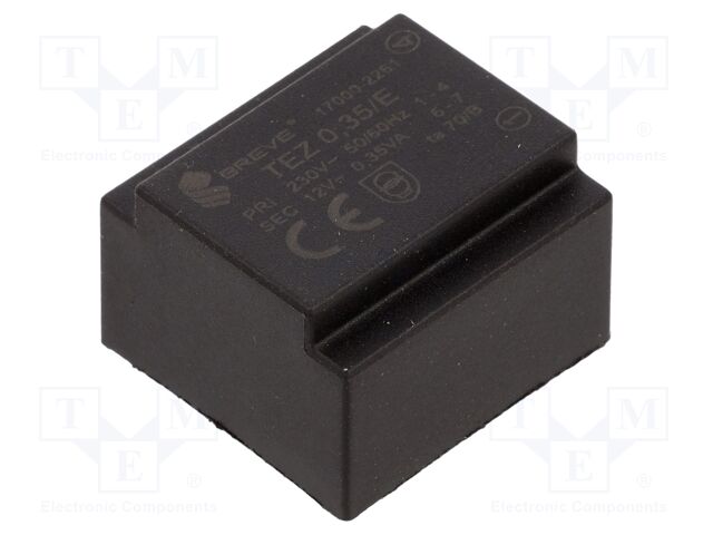 Transformer: encapsulated; PCB