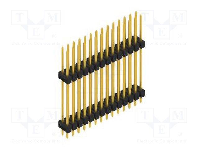 Connector: pin strips; pin header; male; PIN: 28; 2.54mm; THT; 2x14