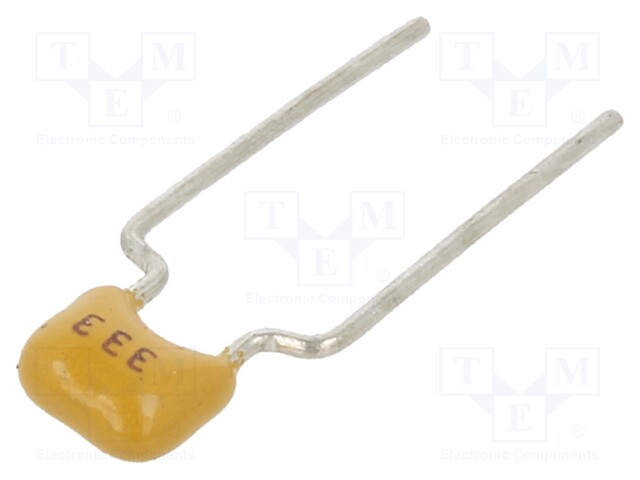 Capacitor: ceramic; 33nF; 100V; X7R; ±10%; THT; 5mm