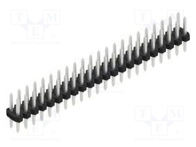 Connector: pin strips; pin header; male; PIN: 44; 2mm; THT; 2x22
