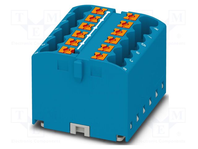 Splice terminal: rail; 24A; 450V; push-in; PA; L: 21.7mm; 0.14÷4mm2