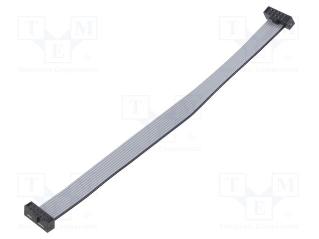 Ribbon cable with IDC connectors; IDC,both sides; Tape ph: 1mm