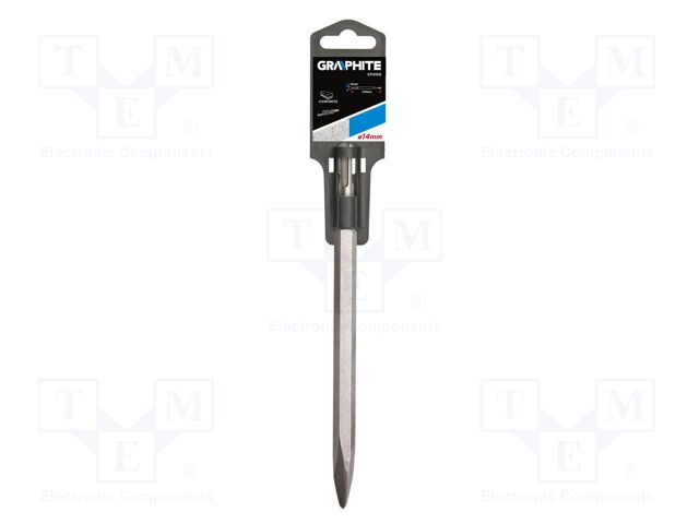 Pointed chisel; for concrete; L: 250mm; SDS-Plus®; Ø: 14mm