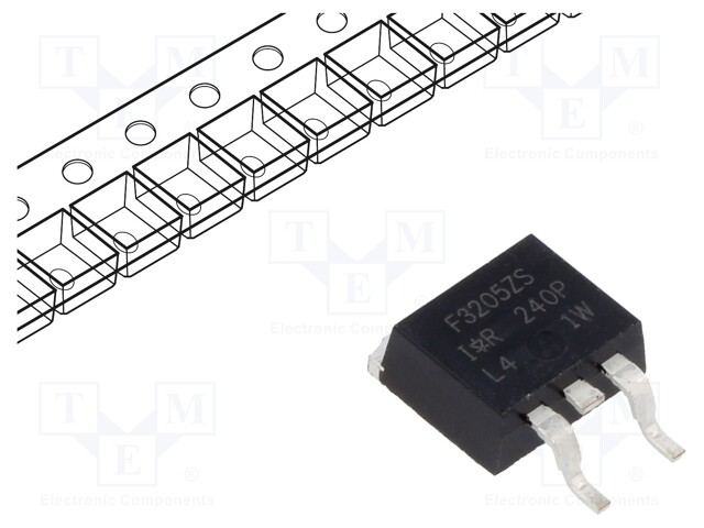 Transistor: N-MOSFET; unipolar; 55V; 78A; Idm: 440A; 170W; D2PAK