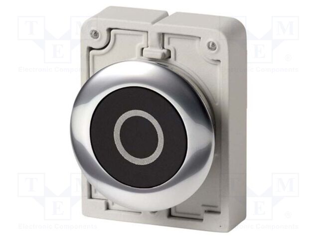 Switch: push-button; Stabl.pos: 2; 30mm; black; none; IP67; Pos: 2