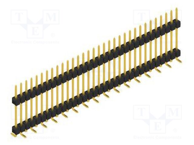 Connector: pin strips; pin header; male; PIN: 32; 2.54mm; SMT; 1x32