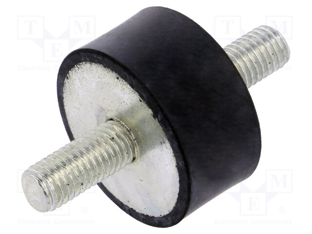 Vibration damper; rubber