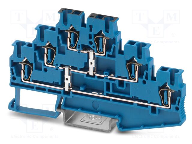 Splice terminal: rail; ST; PA; terminals: 6; W: 5.2mm; H: 99.5mm