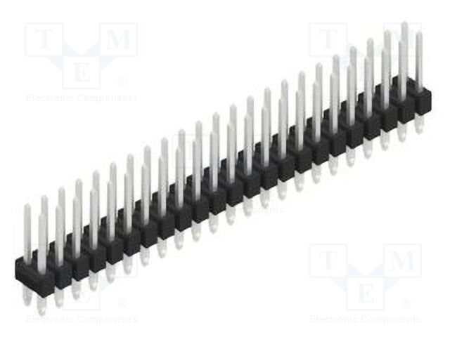 Connector: pin strips; pin header; male; PIN: 46; 2.54mm; THT; 2x23
