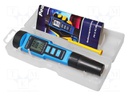 Meter: pH; LED 3,5 digit (1999),with a backlit; 0,00÷14,00pH