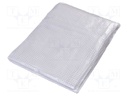 Tarpaulin; L: 4m; Width: 2m; polyetylene; transparent; 100g/m2; 8m2