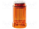 Signaller: lighting; flashing light; Colour: orange; Usup: 24VDC
