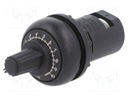 Potentiometer; 22mm; RMQ-Titan; -25÷70°C; Ø22.5mm; IP66; 47kΩ