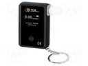 Tester: breathalyser; OLED; 0÷0,4%BAC; Meas.accur: ±0,05%BAC; IP20