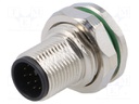 Socket; M12; PIN: 12; male; A code-DeviceNet / CANopen; THT; IP67