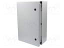 Enclosure: wall mounting; X: 400mm; Y: 600mm; Z: 210mm; ARCA; grey