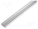 Profiles for LED modules; transparent; surface; L: 2m; aluminium